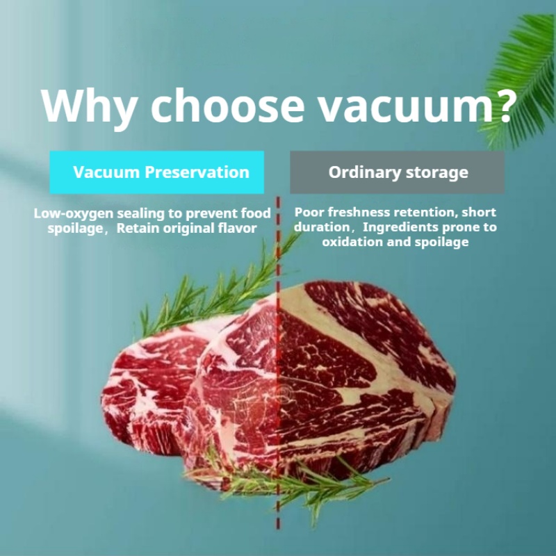 Food Vacuum Sealer Machine - 卓上型真空シーラー機、業務用デジタル真空包装機、肉・食品・果物の保存包装用