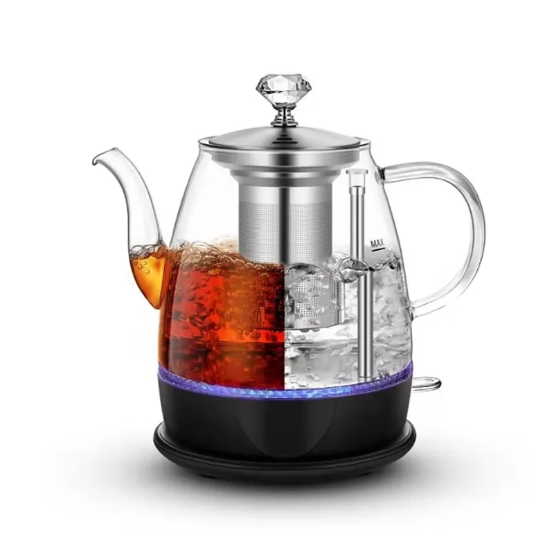 Electric Kettle Temperature Control - 1.2リットル容量のグースネック型電気ケトル。温度調節機能と保温機能付き。屋外、ホテル、家庭での使用に最適。