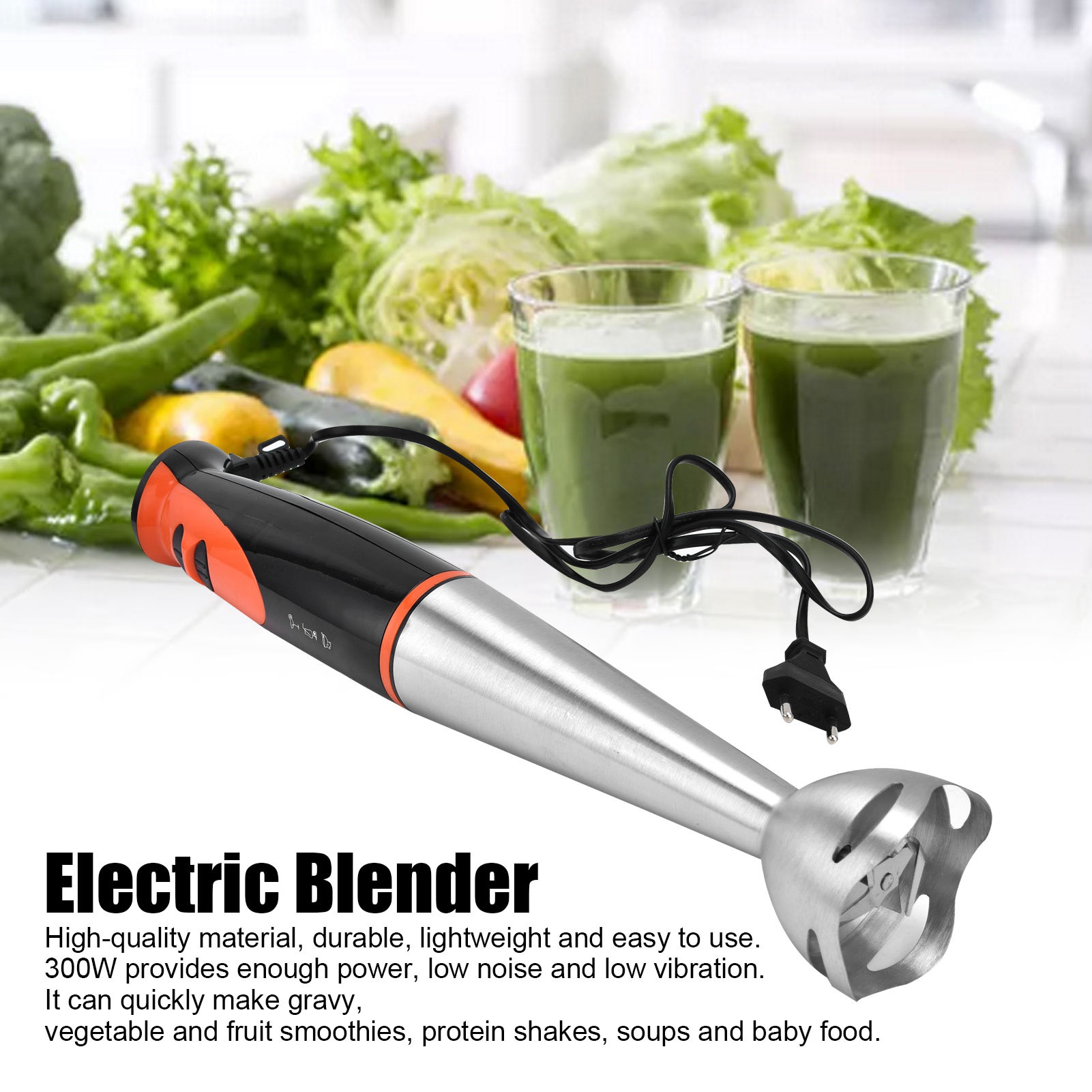 電動ブレンダー 電動ハンドミキサー エッグビーター フードプ - Immersion Hand Blender Set のレビューと価格