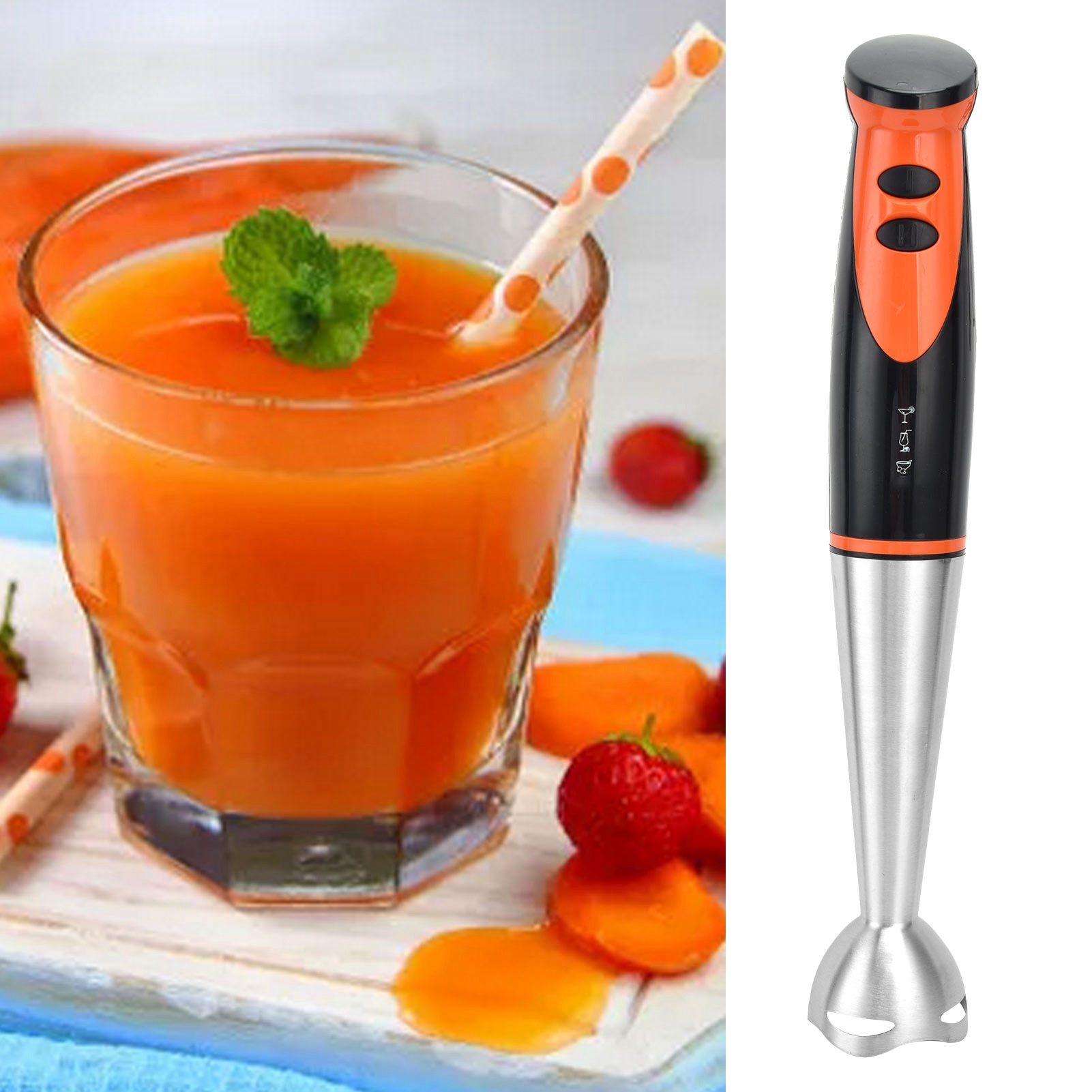 電動ブレンダー 電動ハンドミキサー エッグビーター フードプ - Immersion Hand Blender Set のレビューと価格