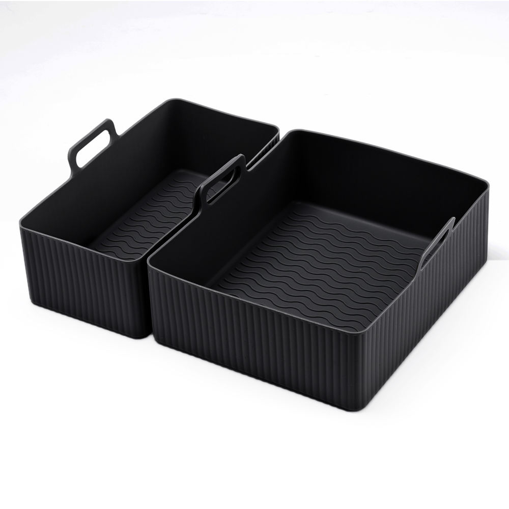 再利用可能なエアフライヤー用シリコン製トレイライナー、焦げ付 - Air Fryer Silicone Pot Liner のレビューと価格