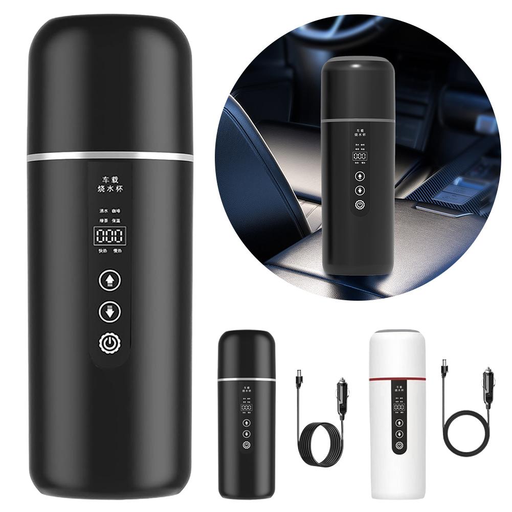12V 24V 車載加熱カップ 電気ケトル スマート温度調節 - Electric Kettle Temperature Control のレビューと価格