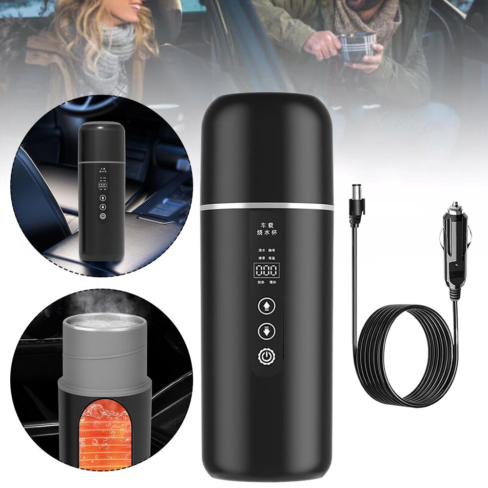 12V 24V 車載加熱カップ 電気ケトル スマート温度調節 - Electric Kettle Temperature Control のレビューと価格