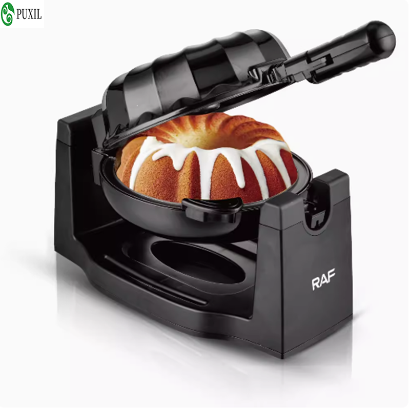 最新の高品質電動回転式ラババンデュートケーキメーカー回転式バ - Mini Waffle Maker Machine のレビューと価格