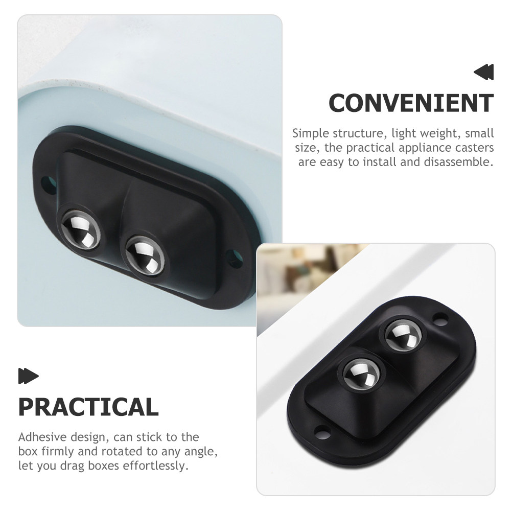 8個入り ミニ汎用ボール型自在キャスターホイール、粘着式プー - Small Appliances のレビューと価格