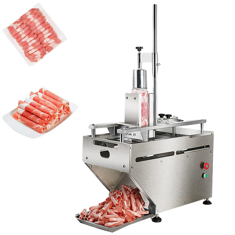 電動スライサー、肉切り機、業務用・家庭用、全自動、ラムロール - Automatic Meat Slicer Home のレビューと価格